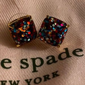 Kate Spade Mini small square stud earrings